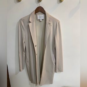 Carolina Belle Cream Long Blazer Jacket